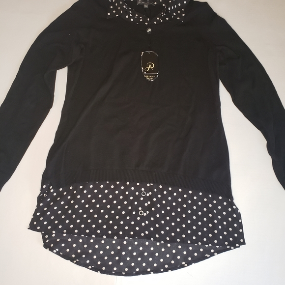 adrianna papell sweater shirt